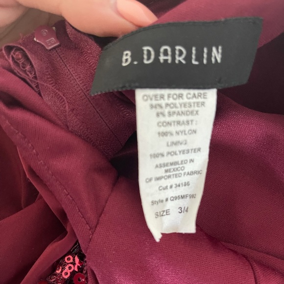 Red Tight cocktail Mini Dress - Picture 5 of 5